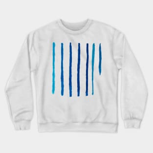 Striped Pattern - Watercolor Crewneck Sweatshirt